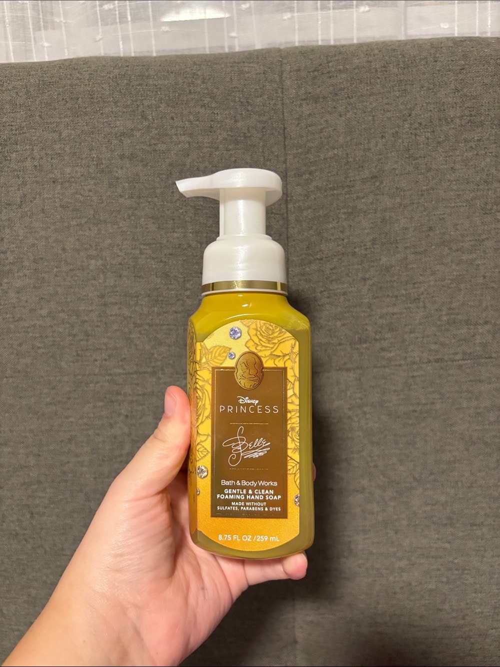 Bath & Body Works Princess Belle Foaming Hand Soap - Yellow and White